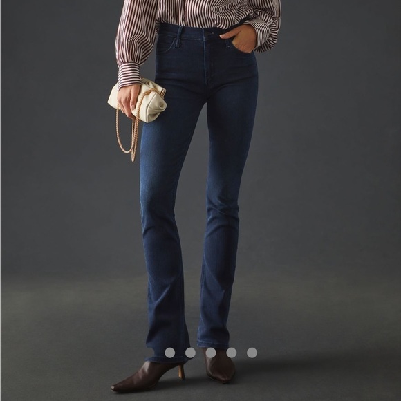 MOTHER Denim - MOTHER The Mid Rise Dazzler Jean Skimp Night Tripper Sz 32 NEW